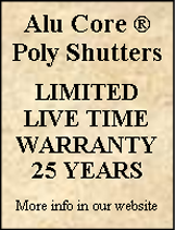 Alu Core Poly Shutters